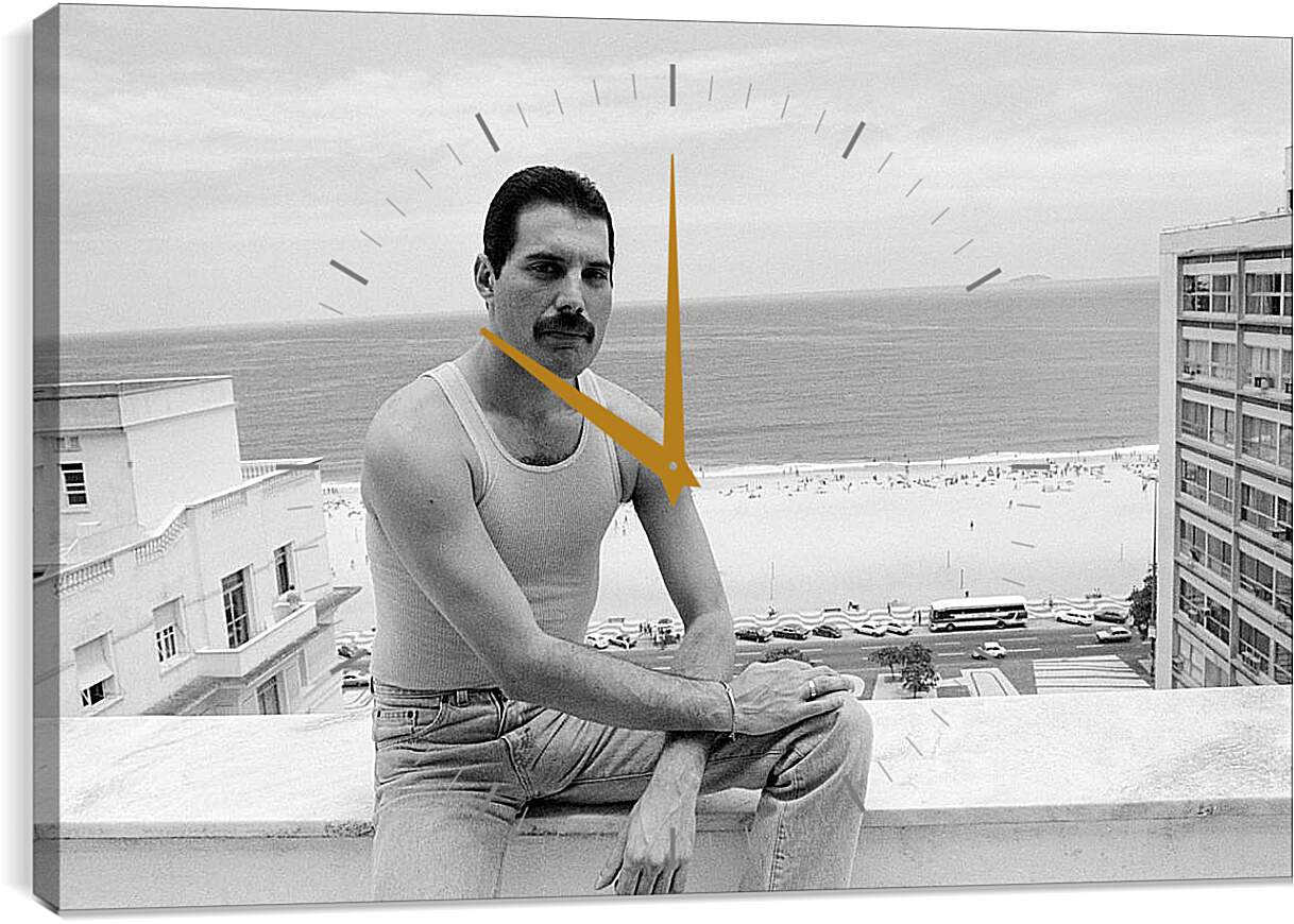 Часы картина - Freddie Mercury Rio de Janeiro 1985