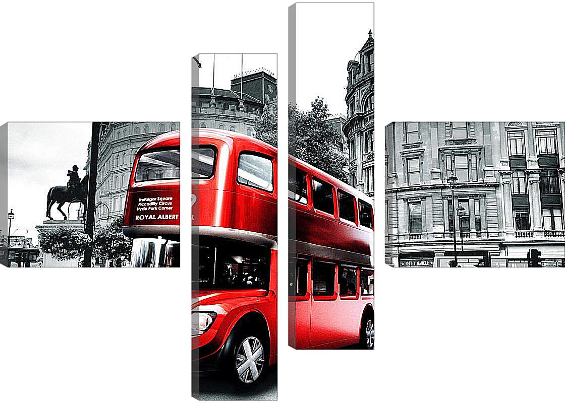 Модульная картина - London Bus