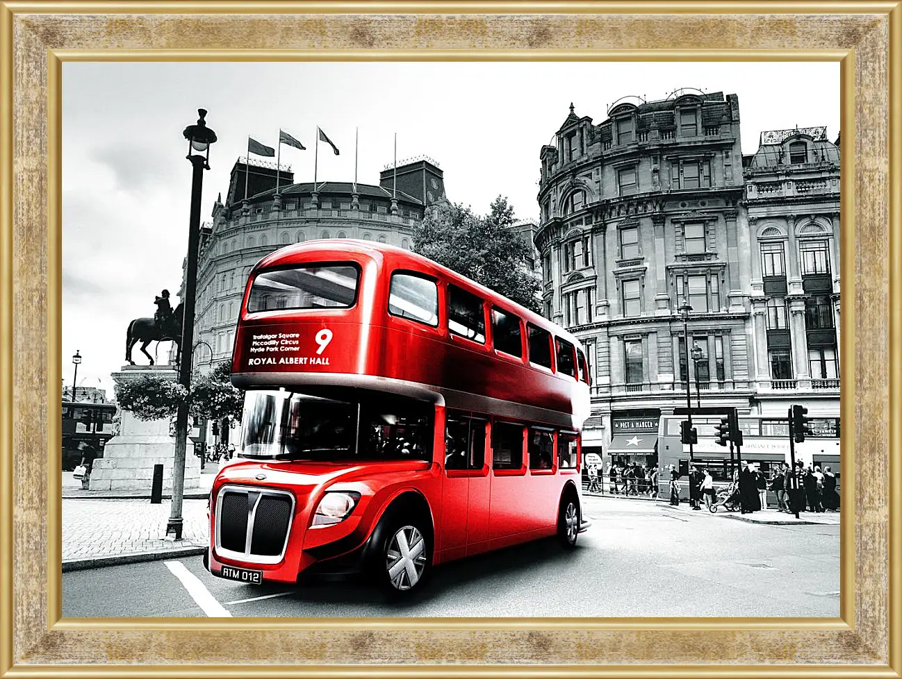 Картина в раме - London Bus