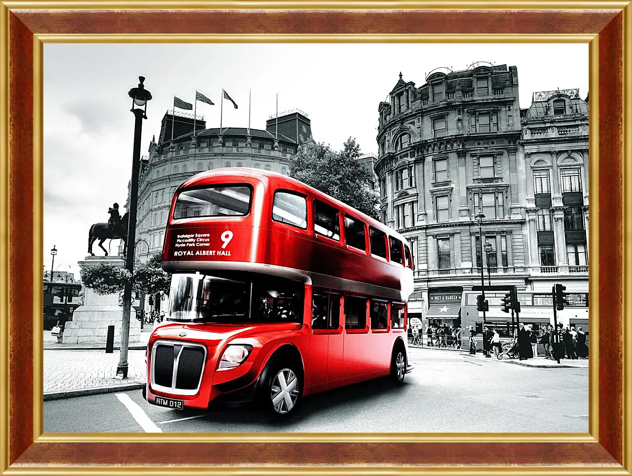 Картина в раме - London Bus