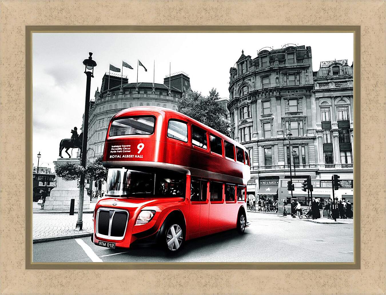 Картина в раме - London Bus