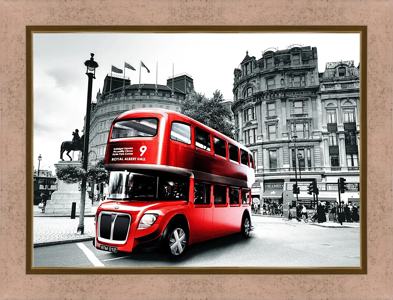 Картина в раме - London Bus