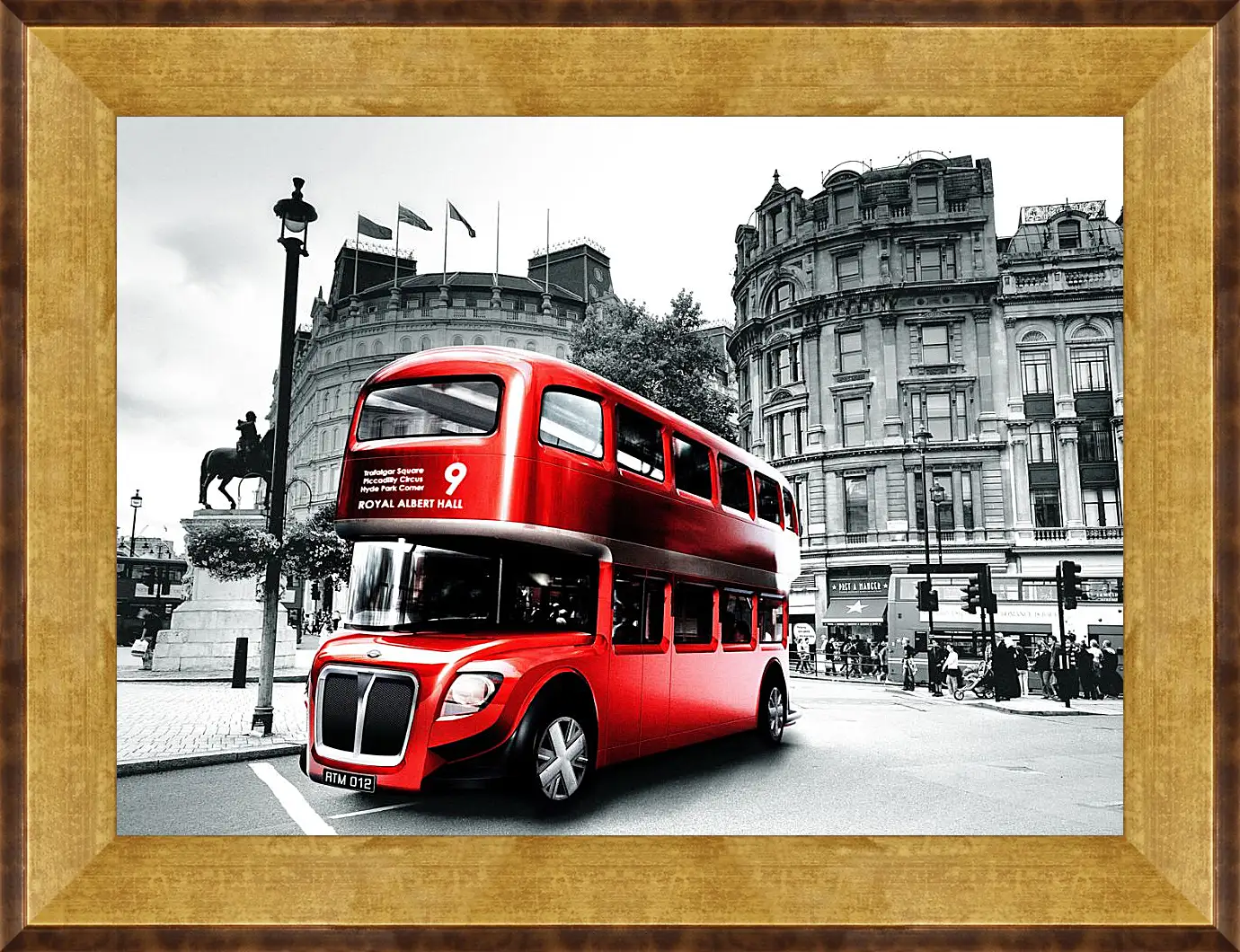 Картина в раме - London Bus