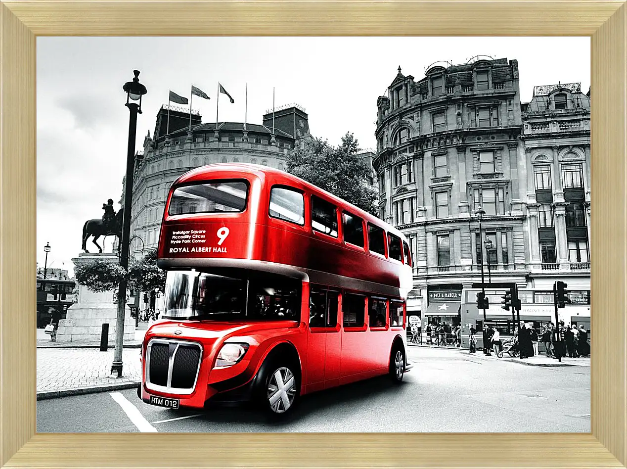 Картина в раме - London Bus