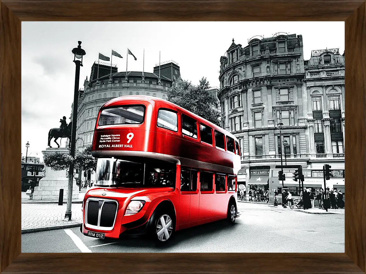 Картина в раме - London Bus