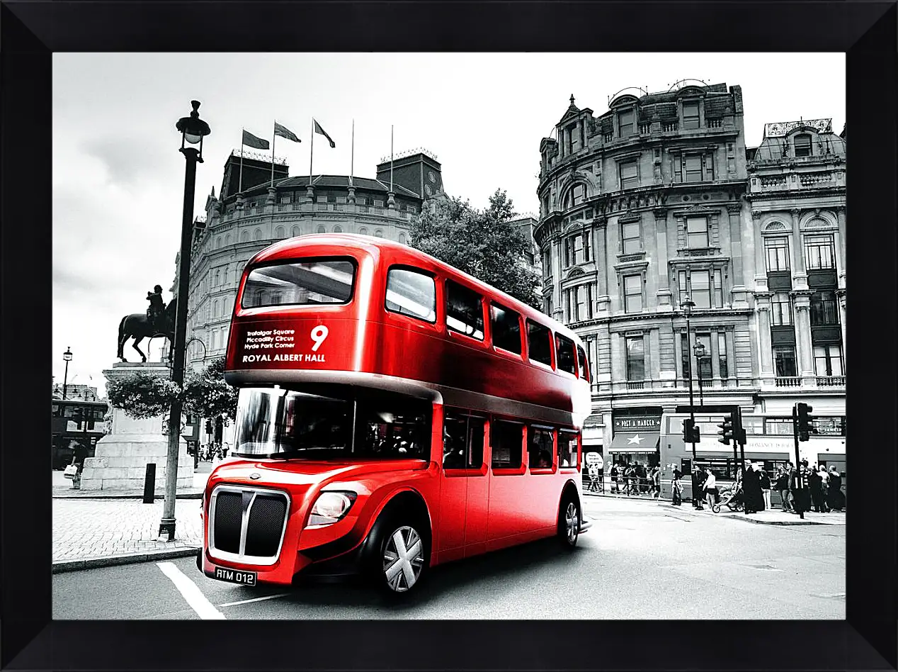 Картина в раме - London Bus