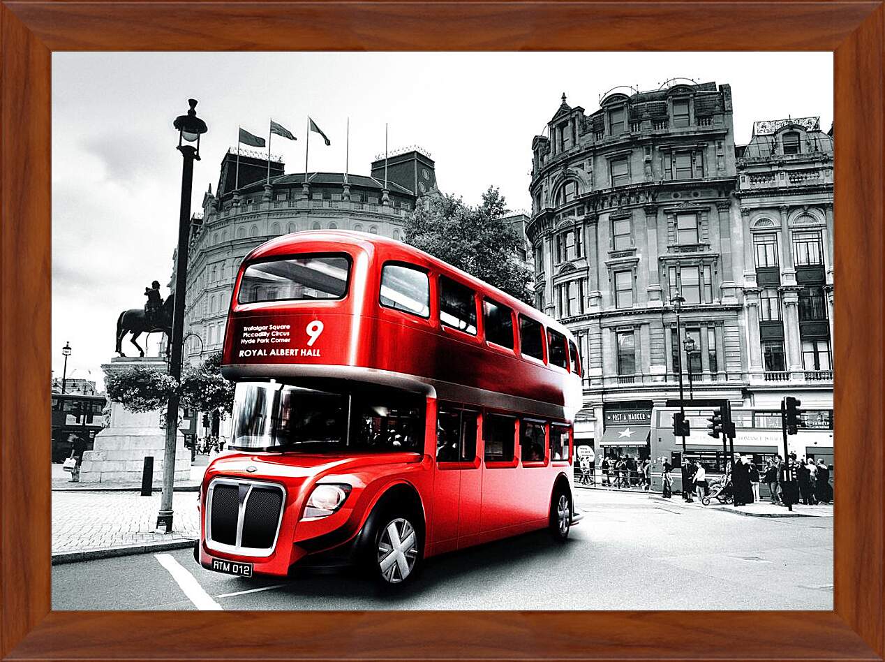 Картина в раме - London Bus