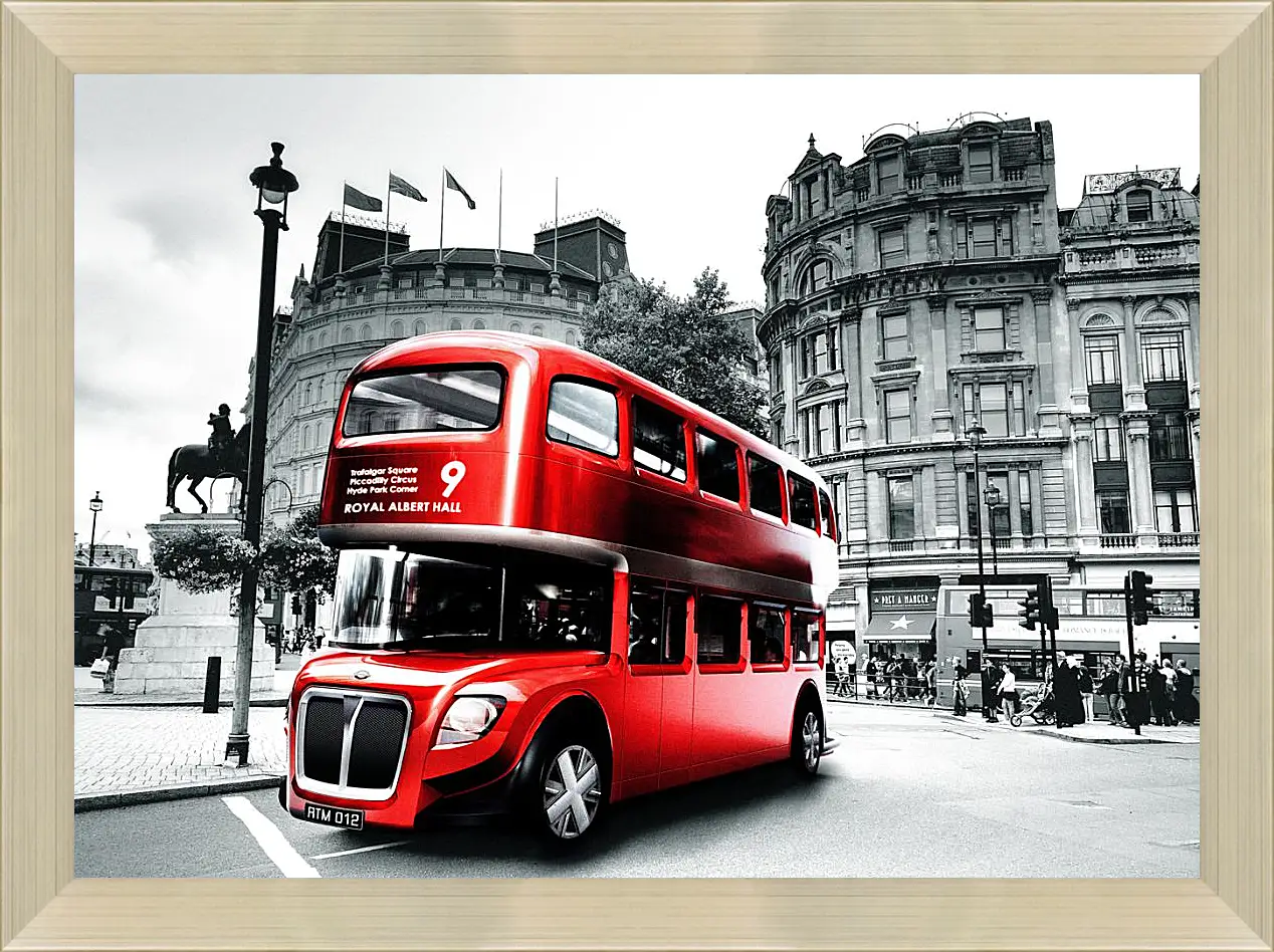 Картина в раме - London Bus