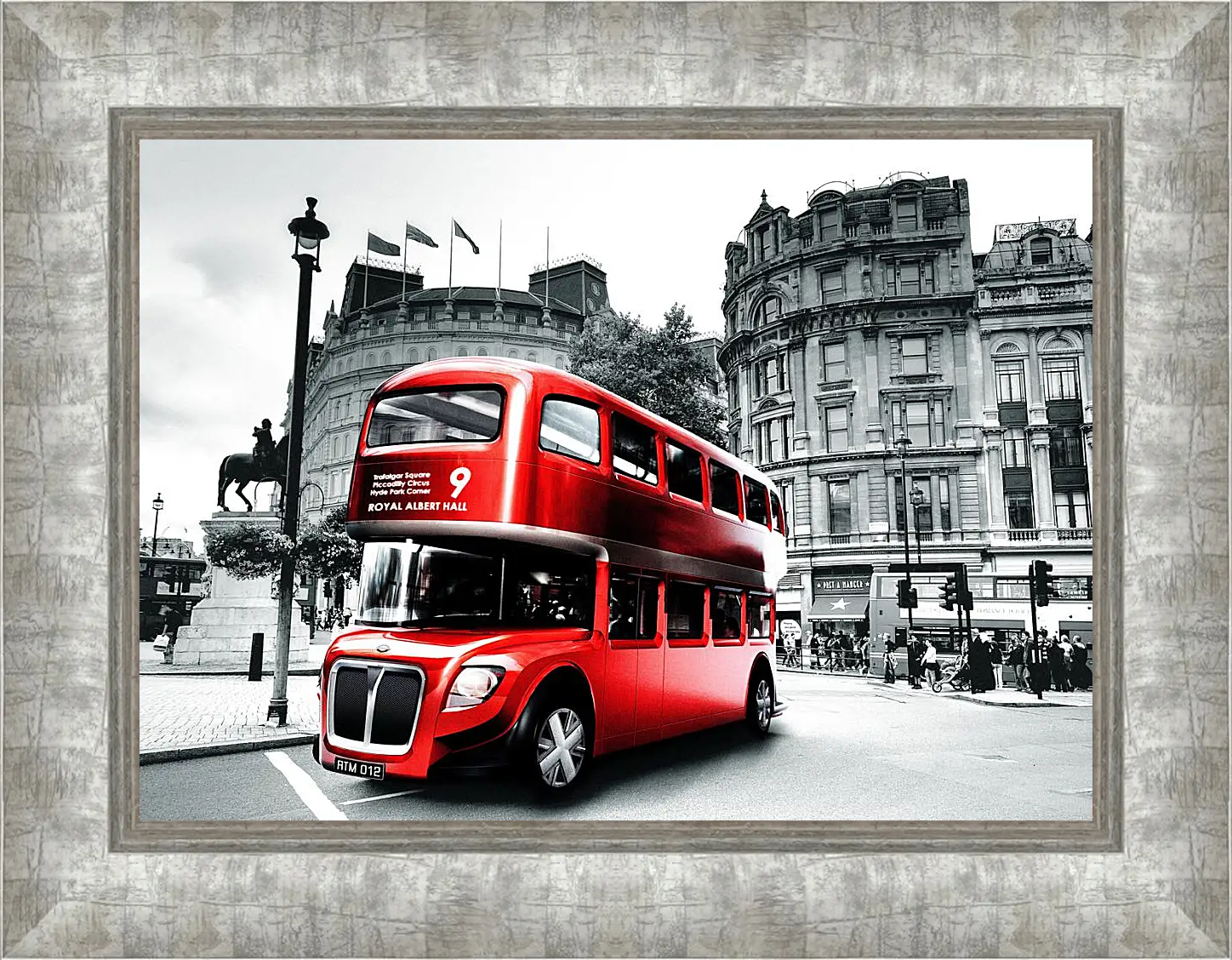 Картина в раме - London Bus