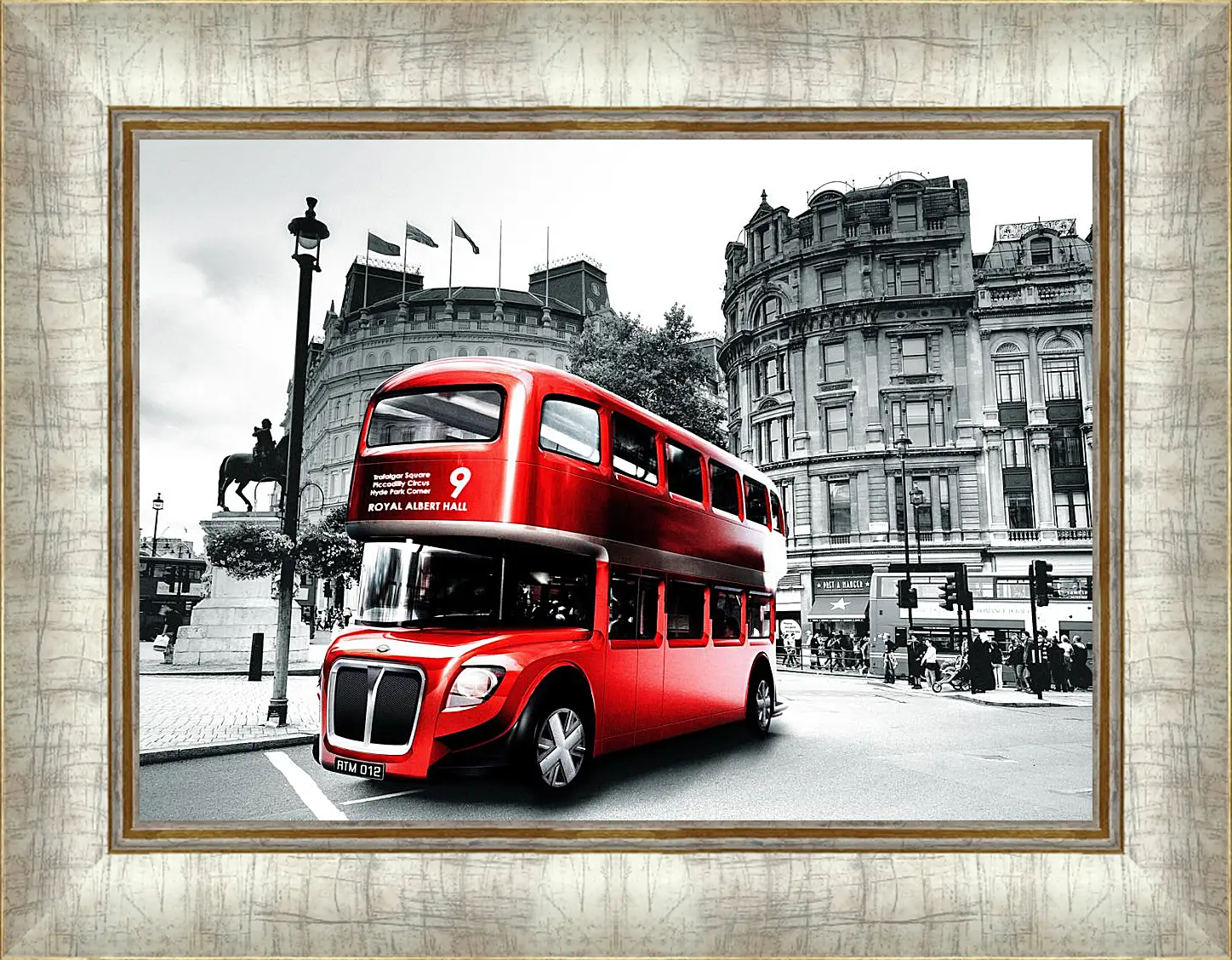 Картина в раме - London Bus