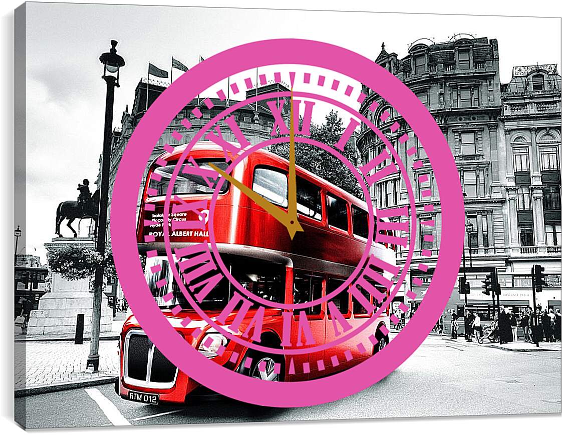 Часы картина - London Bus