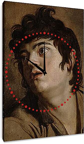 Часы картина - Head of a Young Man. Питер Пауль Рубенс