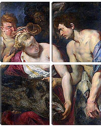 Модульная картина - Аталанта и Мелеагра. Питер Пауль Рубенс