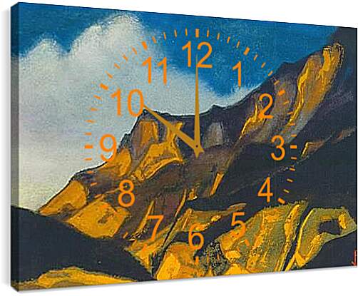 Часы картина - Кулута. Рерих Николай