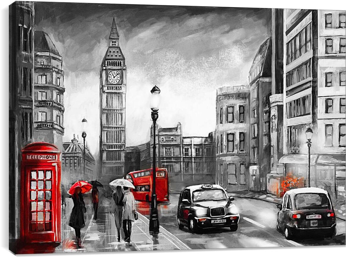 Постер и плакат - Такси Лондон