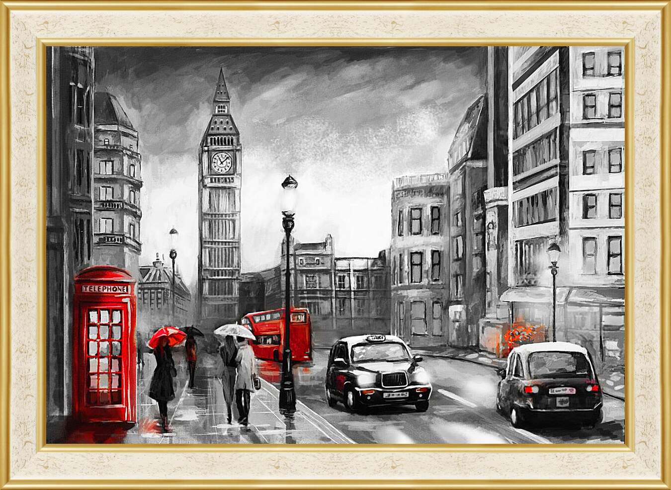 Картина в раме - Такси Лондон