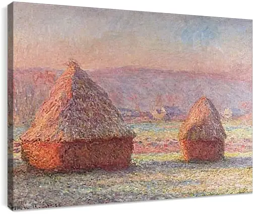 Постер и плакат - Haystacks. Клод Моне