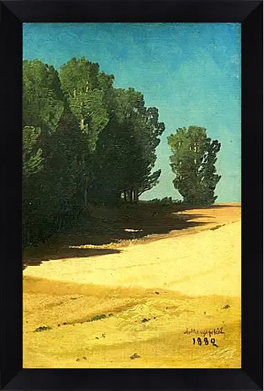 Картина в раме - Летний пейзаж. Мещерский Арсений
