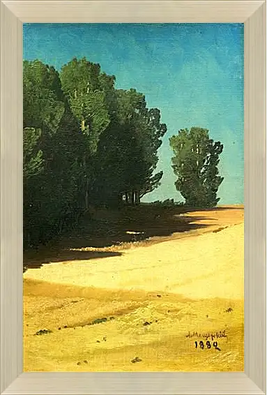 Картина в раме - Летний пейзаж. Мещерский Арсений