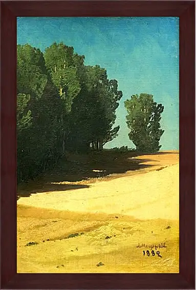 Картина в раме - Летний пейзаж. Мещерский Арсений