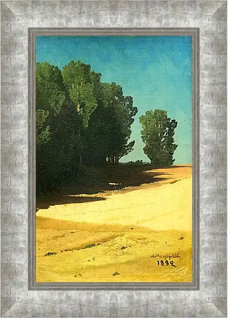 Картина в раме - Летний пейзаж. Мещерский Арсений