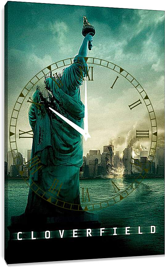 Часы картина - Статуя Свободы фэнтези