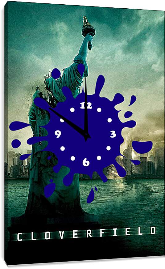 Часы картина - Статуя Свободы фэнтези