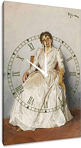 Часы картина - Портрет С. Левитан Исаак
