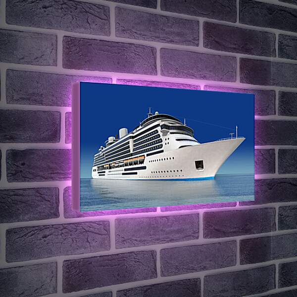 Лайтбокс световая панель - Корабль
