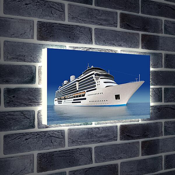 Лайтбокс световая панель - Корабль