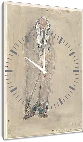 Часы картина - A Very Old Man, costume design for Aleko. Марк Шагал