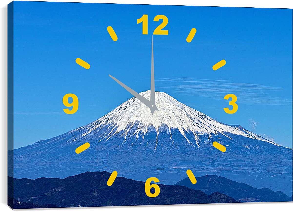 Часы картина - Гора Фудзияма
