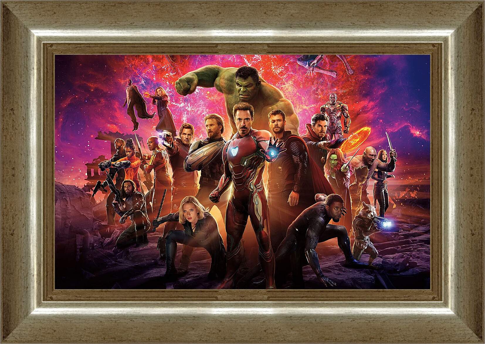 Картина в раме - Картина Мстители Война бесконечности