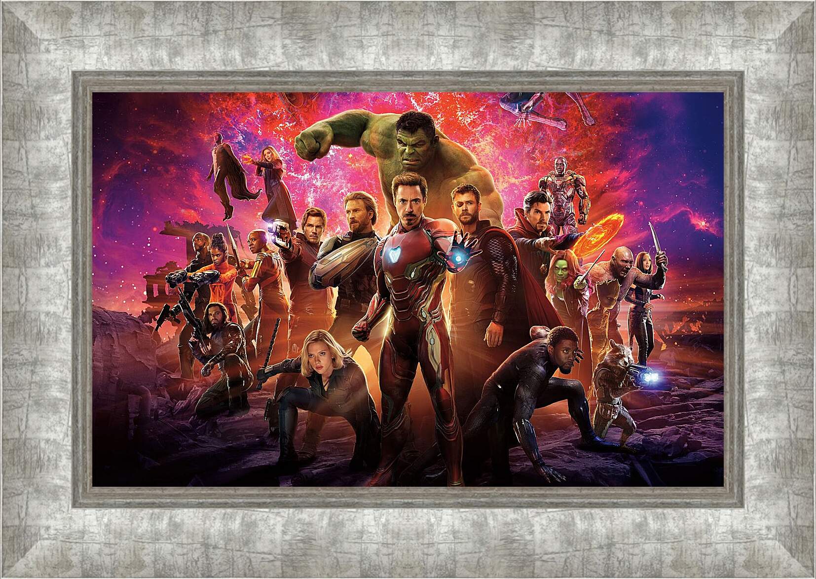 Картина в раме - Картина Мстители Война бесконечности