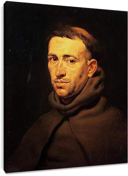 Постер и плакат - Head of a Franciscan Monk. Питер Пауль Рубенс