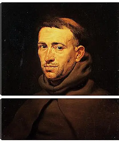 Модульная картина - Head of a Franciscan Monk. Питер Пауль Рубенс