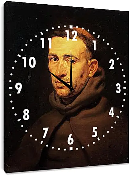 Часы картина - Head of a Franciscan Monk. Питер Пауль Рубенс