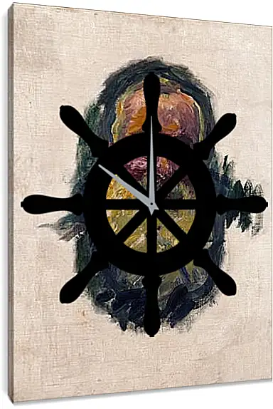 Часы картина - Self-Portrait. Клод Моне