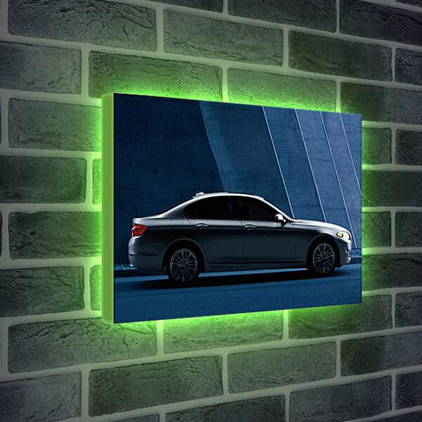 Лайтбокс световая панель - BMW 5 серия в профиль