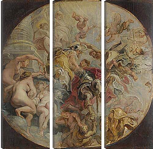 Модульная картина - The Apotheosis of the Duke of Buckingham. Питер Пауль Рубенс