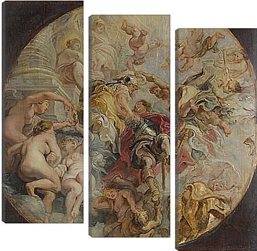 Модульная картина - The Apotheosis of the Duke of Buckingham. Питер Пауль Рубенс