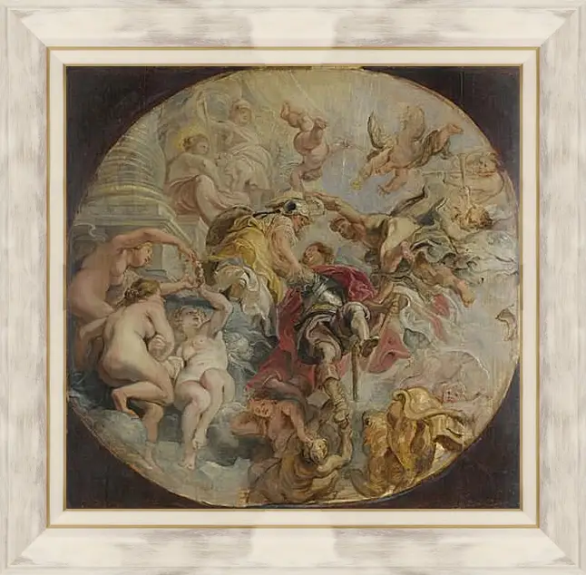 Картина в раме - The Apotheosis of the Duke of Buckingham. Питер Пауль Рубенс