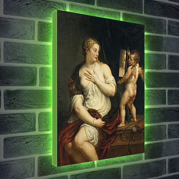 Лайтбокс световая панель - Венера и Амур. Питер Пауль Рубенс