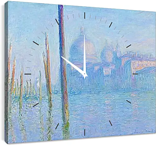 Часы картина - the great canal. Клод Моне