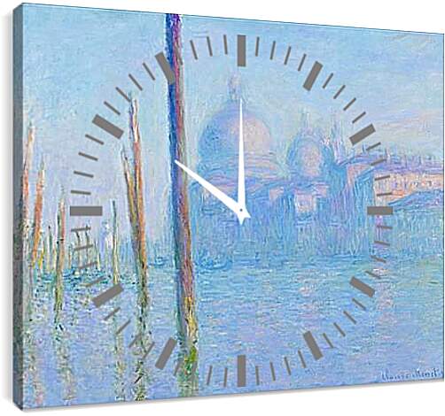 Часы картина - the great canal. Клод Моне