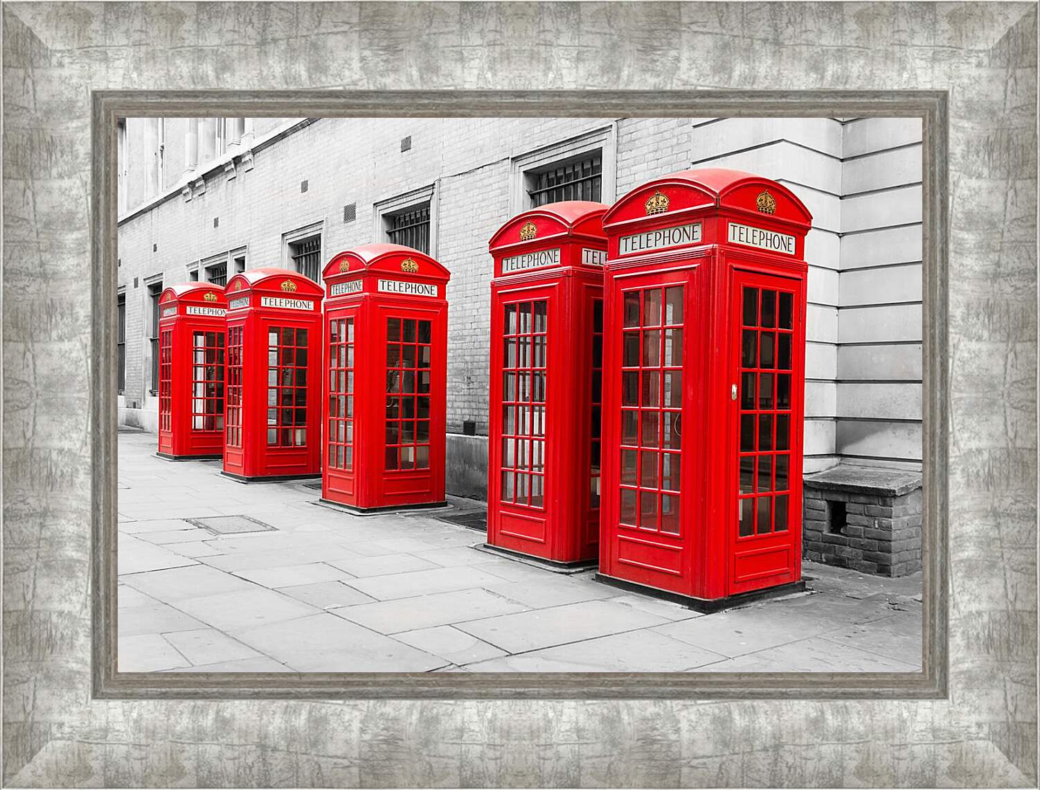 Картина в раме - Телефоны Лондона