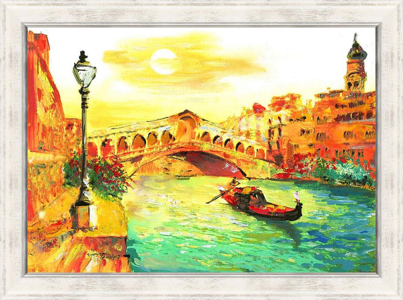 Картина в раме - Мост Риальто
