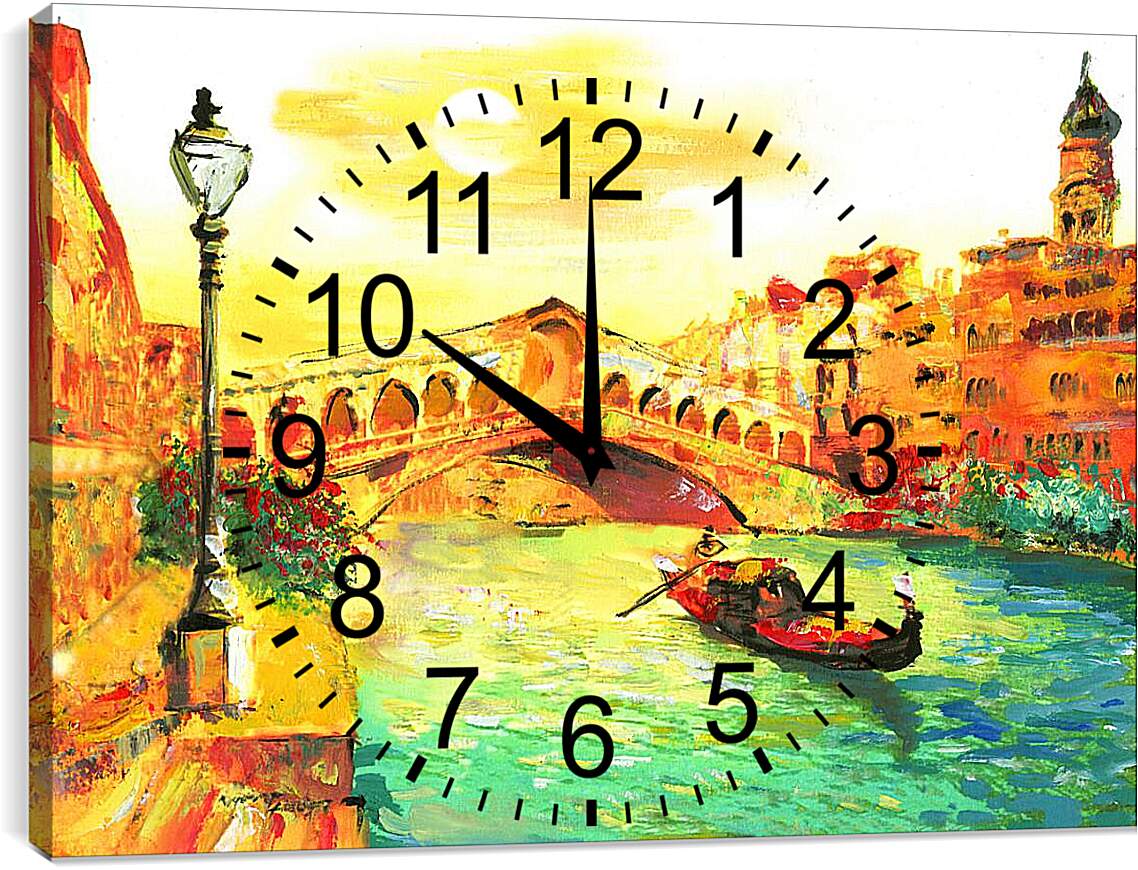 Часы картина - Мост Риальто