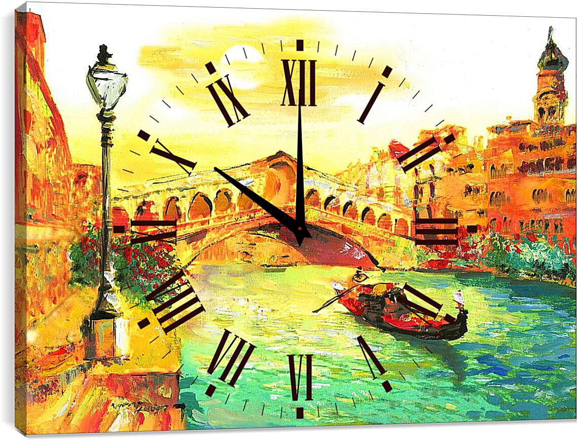 Часы картина - Мост Риальто