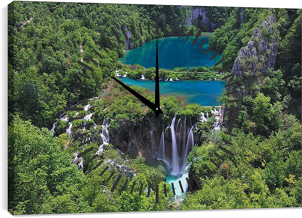 Часы картина - Национальный парк Плитвицкие озера